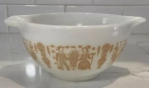 Pyrex Orange Pumpkin Amish Butterprint Mixing Bowl 441 - 1 1/2 Pt. - Picture 1 of 15