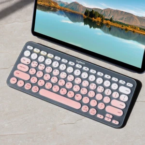 Korean language keyboard skin for Logitech K380 Wireless Multi-Device Keyboard - Picture 1 of 11