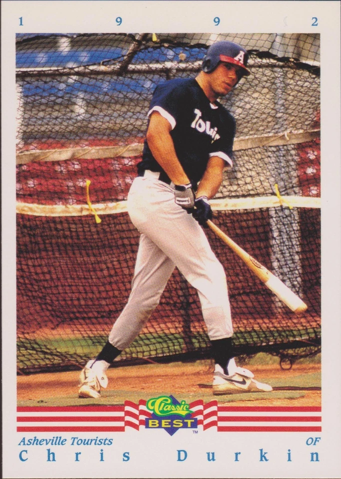 1992 Classic Best #15 Chris Durkin Houston Astros Rookie Baseball Card RC - Image 1 of 1