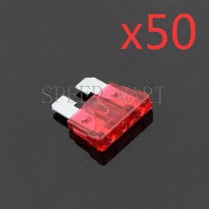 50 PZ 10A Auto Camion Barche SUV Auto HID Luce Grande Standard Lama Fusibile - Foto 1 di 2