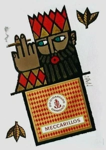Original vintage poster MECCARILLOS KING OF CIGARS 1970 - Picture 1 of 1