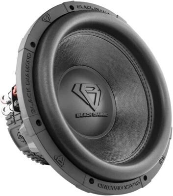 Black Diamond 12" Subwoofer Dual 2+2 Ohm 1000W RMS DIA-T12.2D - Image 1 of 4