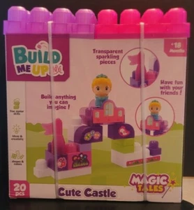 Build Me Up Maxi Cute Princess Castle 20 Pcs Building Block Set Item #650114 New - Picture 1 of 7