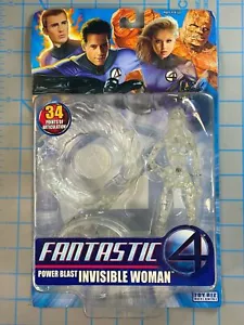 Fantastic 4 Power Blast Invisible Woman Action Figure Jessica Alba Sue Storm - Picture 1 of 7