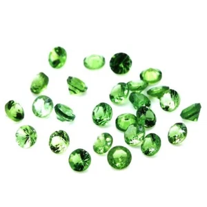 GRENAT TSAVORITE . ROND . VVS-VS ( vendu à l'unité ) Afrique. - Foto 1 di 1