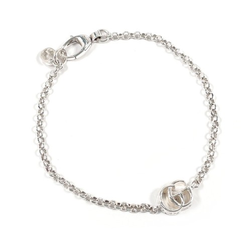 Bracciale Gucci 770756 J8400 8106 Doppio G Argento925 unisex gioielli