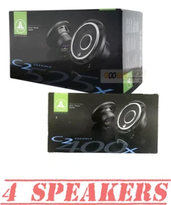 NEW JL AUDIO C2-400X 4" + C2-525X COAXIAL SPEAKER PACKAGE - Picture 1 of 2