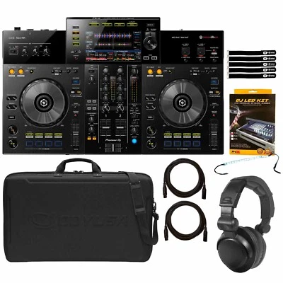 Pioneer XDJ-RR Rekordbox Pro DJ Controller System w Case + Headphones - Image 1 of 4