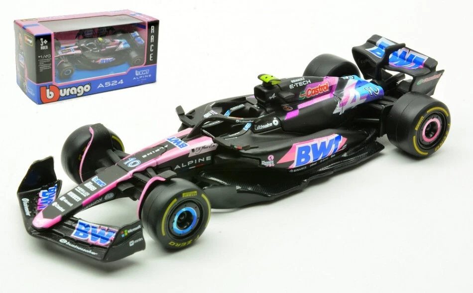 Modellino auto formula 1 F1 scala 1:43 BWT RACING ALPINE A524 2024 GASLY diecast - Immagine 1 di 1