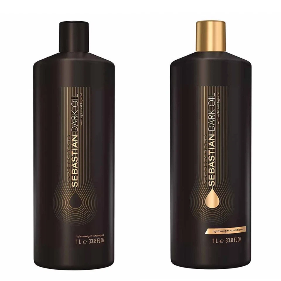 Sebastian Dark Oil Lightweight Shampoo & Conditioner 1000ml - Image 1 of 1