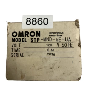 Omron STP-MND-AE-UA Synchronous Motor Timer, 120V, 60Hz - Picture 1 of 1
