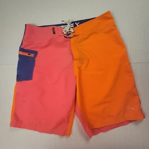 Lost Enterprises Unfiltered Neon Board Shorts Men's 33"x9" Colorful Retro Look - Picture 1 of 6