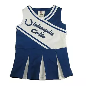 Vestito cheerleader bambina NFL Indianapolis Colts nuovo taglie 18 mesi - Foto 1 di 1