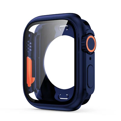 Funda de cuerpo completo protectora de pantalla incorporada para Apple Watch Series 10/9/8/7/6/5/4 Foto 1 de 4