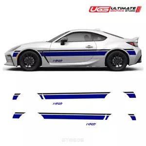 Side Stripe Graphics 2 Color - Hachiroku - Picture 1 of 8