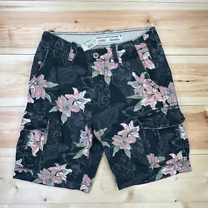 American Eagle Hawaiian Cargo Short 30x10 Blue Casual Relaxed Distressed Y2k NWT - Picture 1 of 7