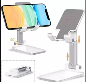 OMOTON Adjustable Cell Phone Stand - Desktop Tablet Holder Universal Tablephone - Picture 1 of 8