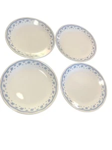 Morning Glory Set of (4) Corelle 10" Dinner Plates.  See Desciption- lot#1 - Picture 1 of 3