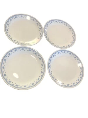 Morning Glory Set of (4) Corelle 10" Dinner Plates.  See Desciption- lot#1 - Image 1 of 3