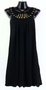 Kleid Gr. 46 Schwarz Damen Abendkleid Partykleid Ärmellos RPW - Bild 1 von 1