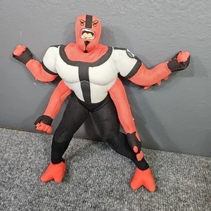 Figura de juguete de peluche Ben 10 Alien Force Four Arms 13" Cartoon Network KellyToy - Imagen 1 de 7