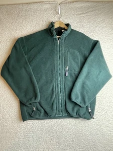 Vintage Patagonia Synchilla Full Zip Jacket 90s Mens XL Green 25410 USA MADE - Picture 1 of 12