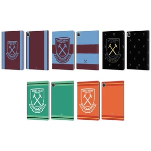 OFFICIAL WEST HAM UNITED FC 2020/21 CREST KIT LEATHER BOOK CASE FOR APPLE iPAD - Picture 1 of 11