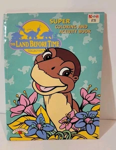 Vintage 1997 The Land Before Time Super Coloring & Activity Book - Picture 1 of 4