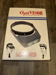Visera óptica Donegan Opti DA-10 diadema lupa 3,5X vintage hecha en EE. UU. - Imagen 1 de 2