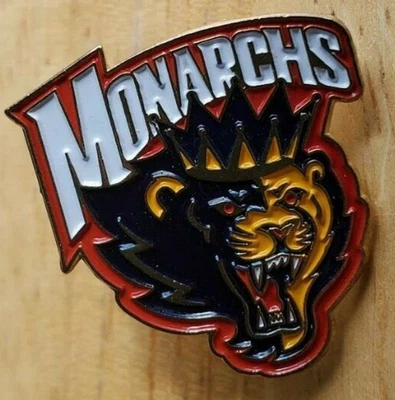 Carolina Monarchs AHL logotipo pin rugiente Greensboro huracanes NC historia del hockey Foto 1 de 3