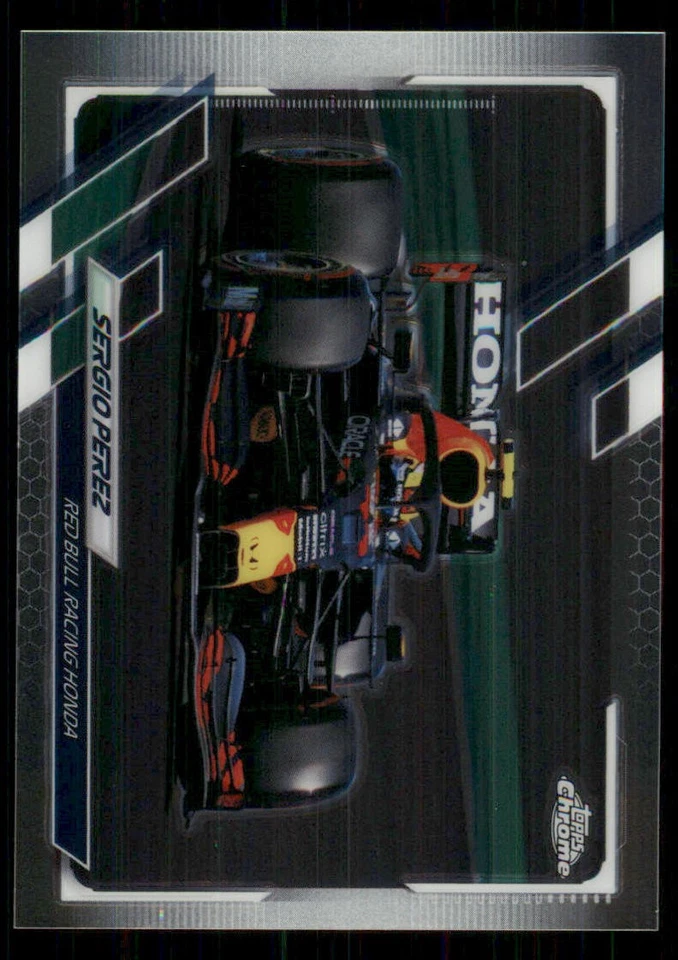 2021 Topps Chrome Formula 1 #99 Sergio Perez/F1 Cars - Image 1 of 2