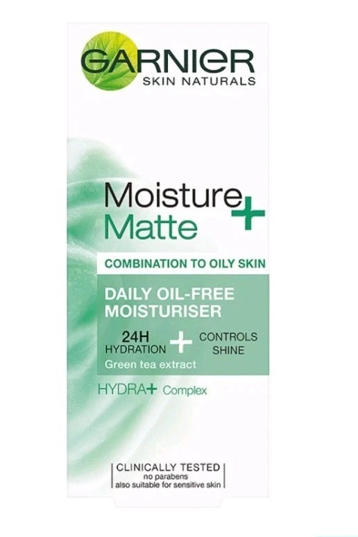 Garnier Moisture Matte + 24H  Hydration Oil Free Facial Moisturiser 50ml - Image 1 of 1