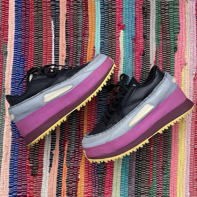 2015 Adidas X Raf Simons Para hombres 7.5 Plataforma Tenis Ozweego Multicolor B24102 Foto 1 de 4