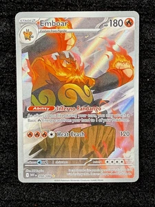 Pokémon TCG ENGLISH Emboar 098/086 White Flare Pokemon Card - Picture 1 of 2