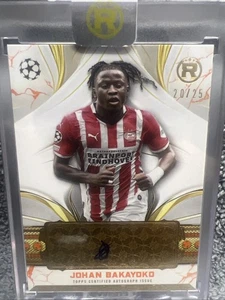 Johan Bakayoko - Autograph /25 - 24-25 Topps UEFA Reverence - Bild 1 von 2