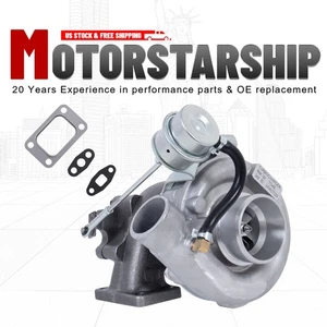 !! T3 T04E V-BAND Billet Turbocharger Turbo.63 A/R 420+ HP Internal Wastegate - Foto 1 di 15