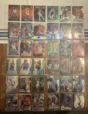 NBA Lote de 36 Inserciones de Color Prizms Curry Luka Doncic Jocic Lebron Edwards KD SP Foto 1 de 4