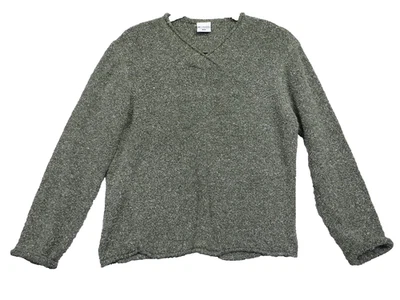 Suéter Columbia Mujer Mediano Boucle Tejido Pullover Manga Larga Exterior Acogedor Foto 1 de 4