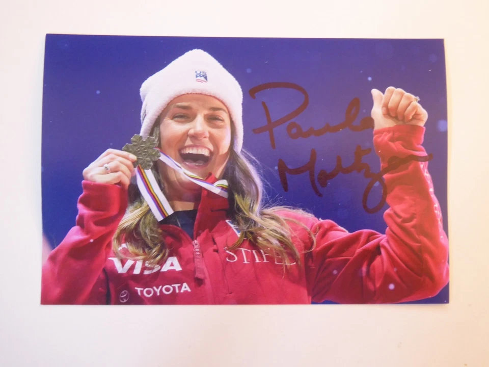 Paula Moltzan - Ski Alpin -  orig. sign. Foto - Tolles Motiv - Bild 1 von 1