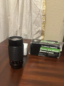 Lente zoom de colección Toyo Optics 75-200 mm f/4,5 52 mm montaje Pentax K 1 tapa faltante - Imagen 1 de 11