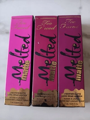 Too Faced Melted Matte Long Wear Lipstick - 3tubes  - 7ml/0.23fl - Image 1 of 2