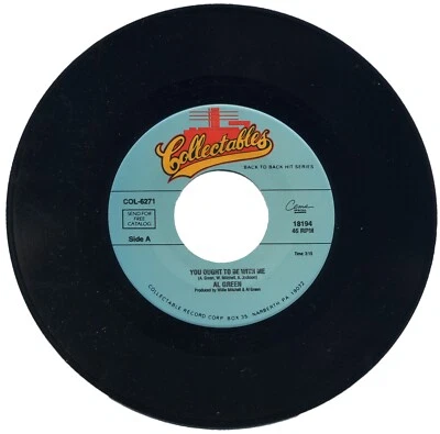 AL GREEN "YOU OUGHT TO BE WITH ME c/w LIVIN' FOR YOU" 1972 SOUL - Image 1 of 2