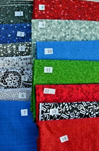 CHOICE OF FABRIC SCRAP REMNANTS - PATRICK LOSE - 8" TO 30" X WOF RJR masks - Picture 1 of 15