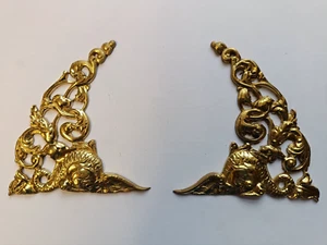 10pr x Clock Spandrels - Solid Brass 120mm - Picture 1 of 1