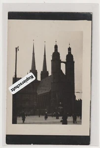 Halle Saale  alte Fotokarte Markt , Geschäft - Bild 1 von 3