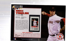 2007 BOSTON RED SOX WORLD SERIES CHAMPIONS  MIKE TIMLIN  STAMP / PAGE