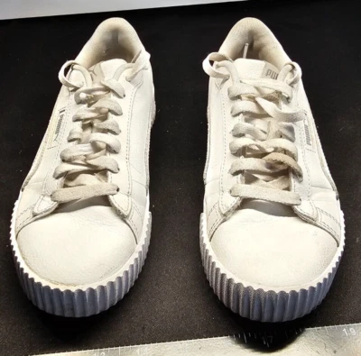 Puma Shoes Size 8 Sneakers 370677-19 White Casual Lace Up Low - Image 1 of 4