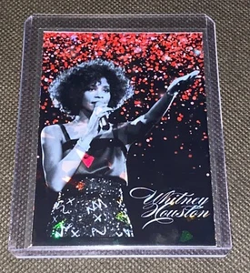 Whitney Houston Custom Holofoil Refraktor Kunstkarte Popmusik Erinnerungsstücke - Bild 1 von 4