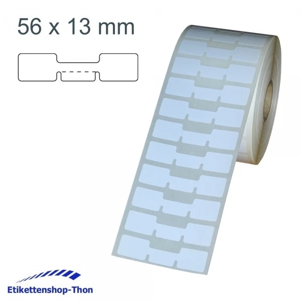 ETIKETTENSHOP THON Schmucketiketten / Juwelieretiketten auf Rolle - 56 x 13 mm - 2.500 Stück