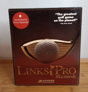 Links Pro Macintosh CD-Rom by ACCESS Software, Inc. 1994. Complete. Untested  - Picture 1 of 14